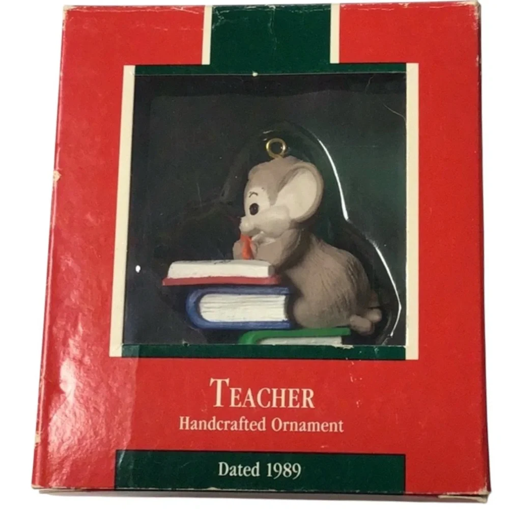 Hallmark 1989 “Teacher” Christmas Ornament